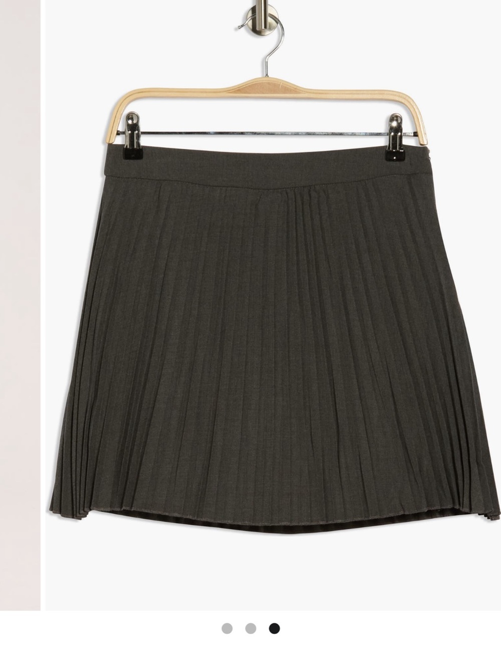 Jason wu Pleated A-Line Skirt - Dark grey